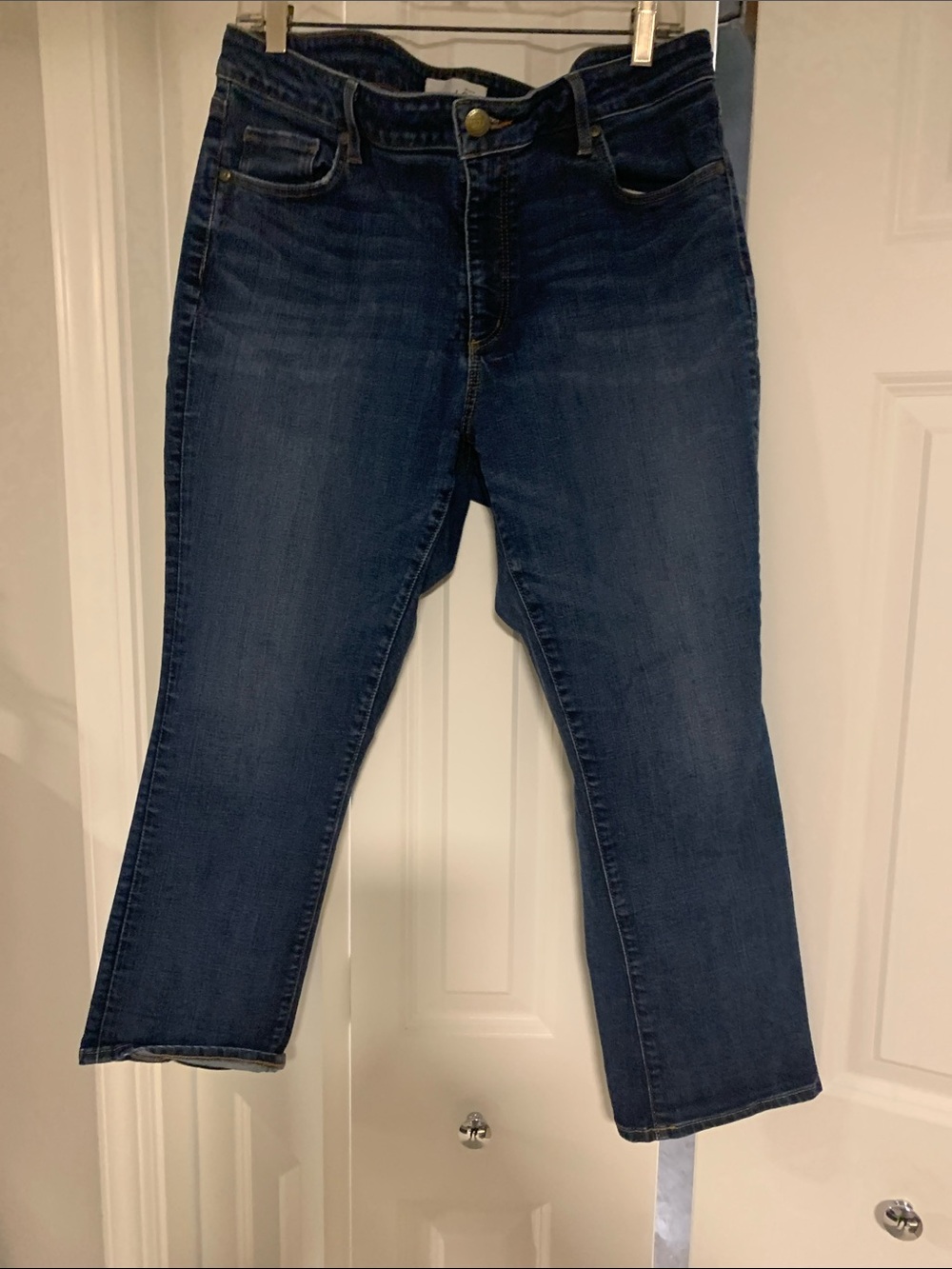 Loft Dark Blue Women's Straight-Leg Jeans